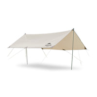 Naturehike Girder Shelter Tarp With 2 Poles Khaki