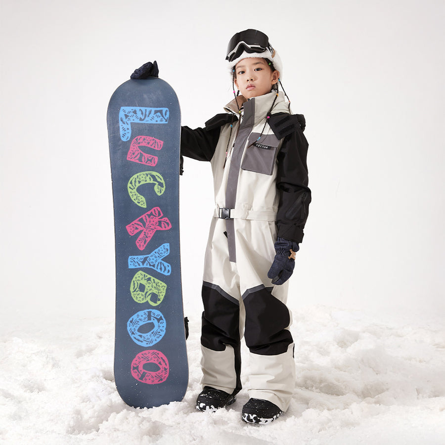 Vector Sparkle Panda Kids' Nebula Spliced Jumpsuit