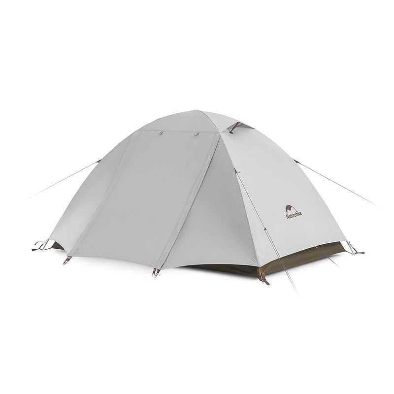 A white Naturehike Cloud River series tent designed for three people, displayed against a white background.