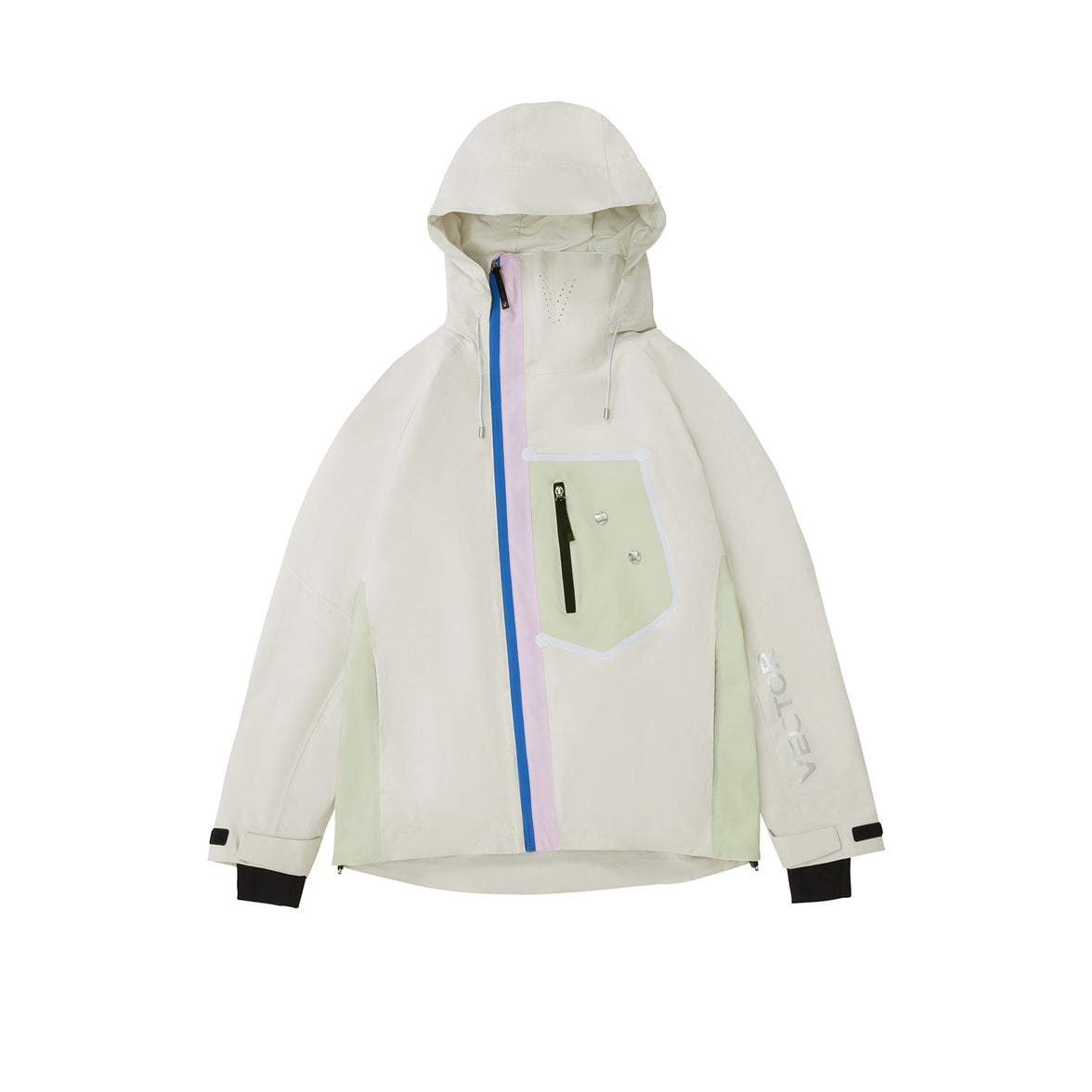 Vector Mist White Snowpark Slash 2L Jacket - Unisex