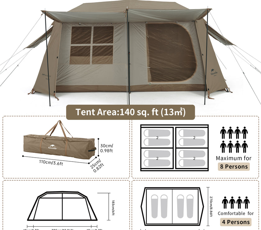 Naturehike Village 13 Gen 2 Quick Open Tent