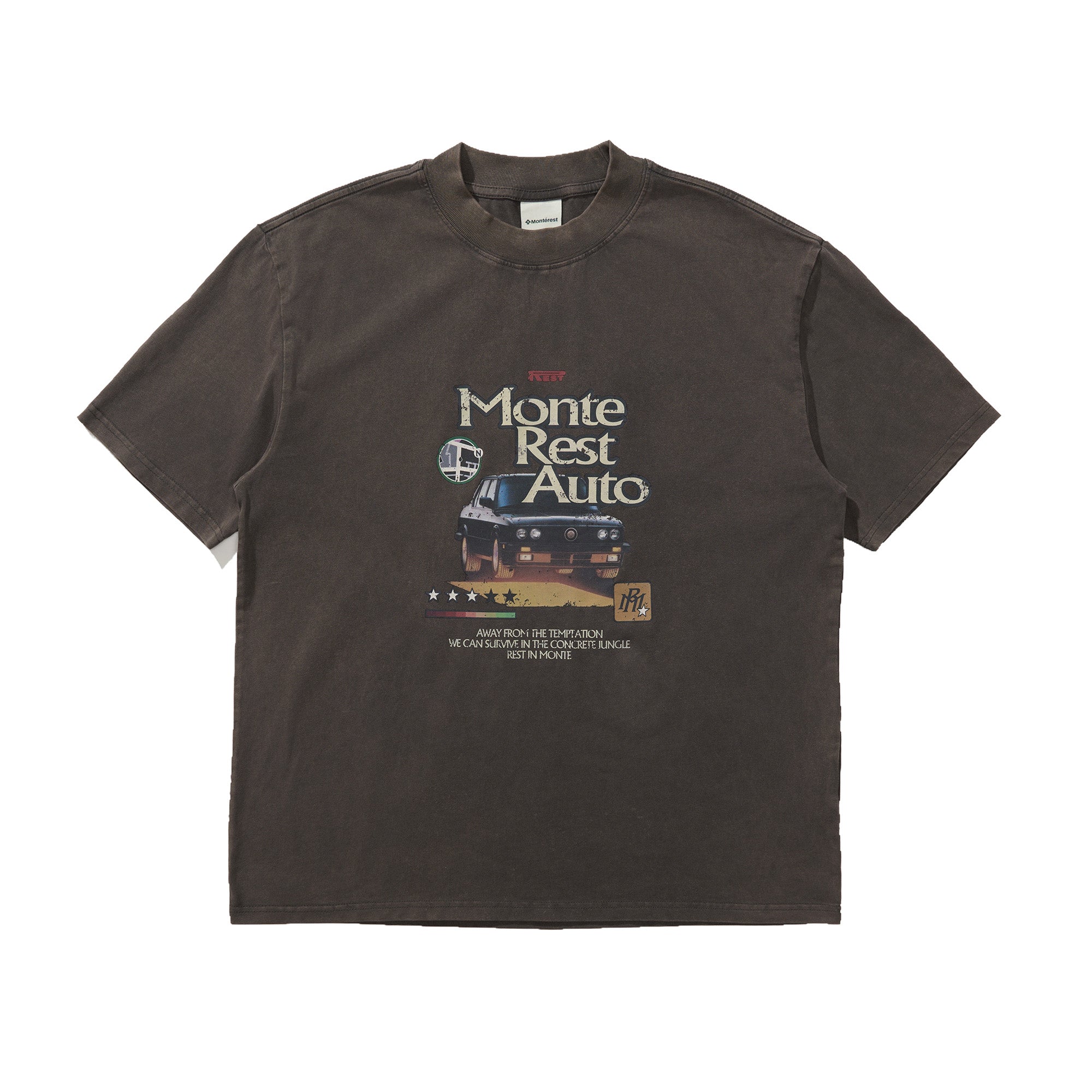 Monterest Vintage Graphic Cotton T-shirt