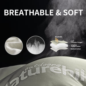 Naturehike Envelop Washable Sleeping Bag M180 With Hood Grey