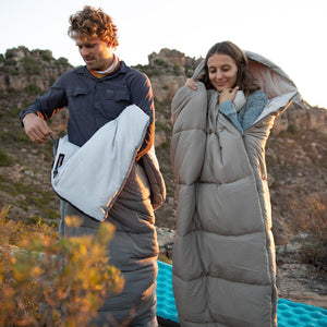 Naturehike Envelop Washable Sleeping Bag M180 With Hood Grey