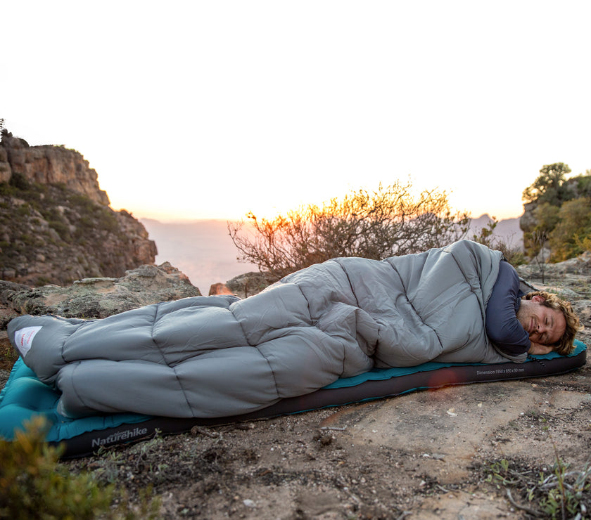 Naturehike Envelop Washable Sleeping Bag M180 With Hood Green