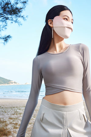 Beneunder AL334 Cheek-Colour, Eye-Corner-Protecting, Sun-Proof Mask