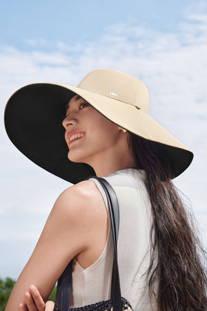 Beneunder AL50024 Women's Double-Sided Double-Protection Sun-Proof Bucket Hat