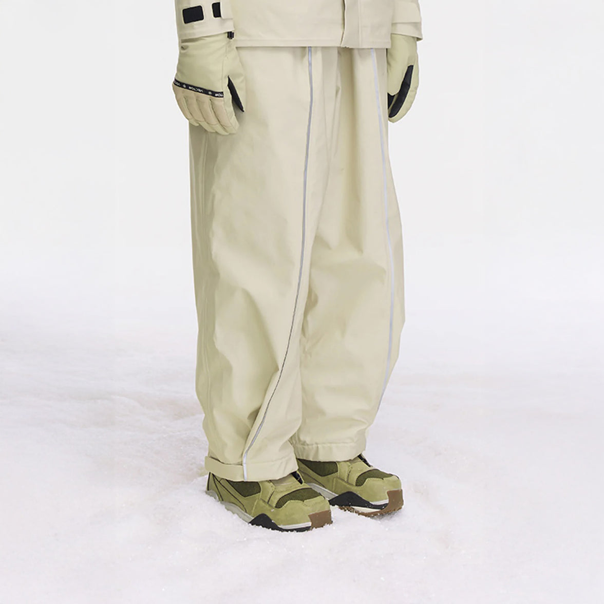 Vector Glow White 3L Snowpark Side Bag Pants - Unisex