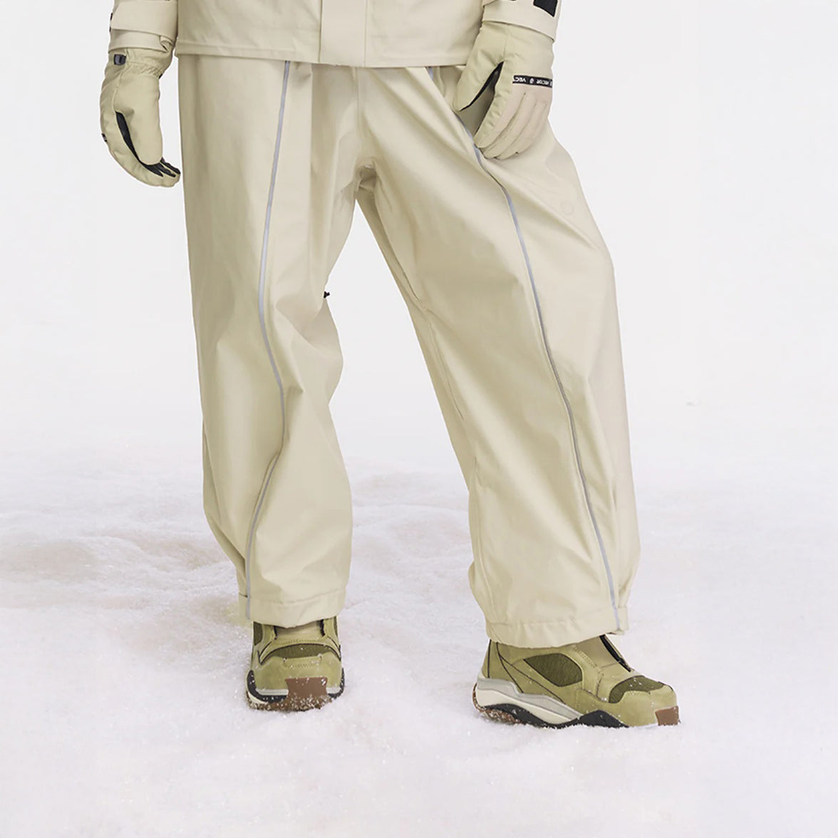 Vector Glow White 3L Snowpark Side Bag Pants - Unisex