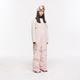 Vector Dusty Pink  Glow 2L Bib Pants - Unisex