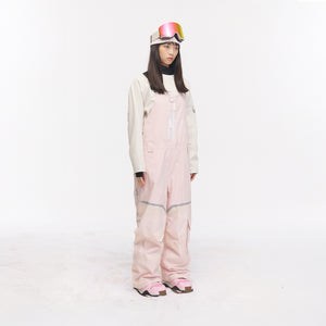 Vector Dusty Pink  Glow 2L Bib Pants - Unisex
