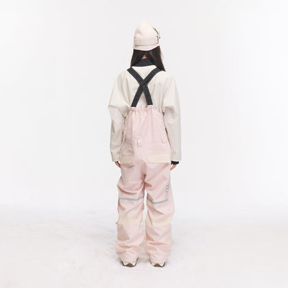 Vector Dusty Pink  Glow 2L Bib Pants - Unisex