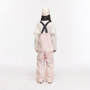 Vector Dusty Pink  Glow 2L Bib Pants - Unisex