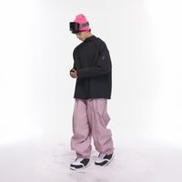 Vector Classic Black Turtleneck Snow Crew Mid-Layer Sweatshirt - Unisex