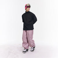 Vector Classic Black Turtleneck Snow Crew Mid-Layer Sweatshirt - Unisex