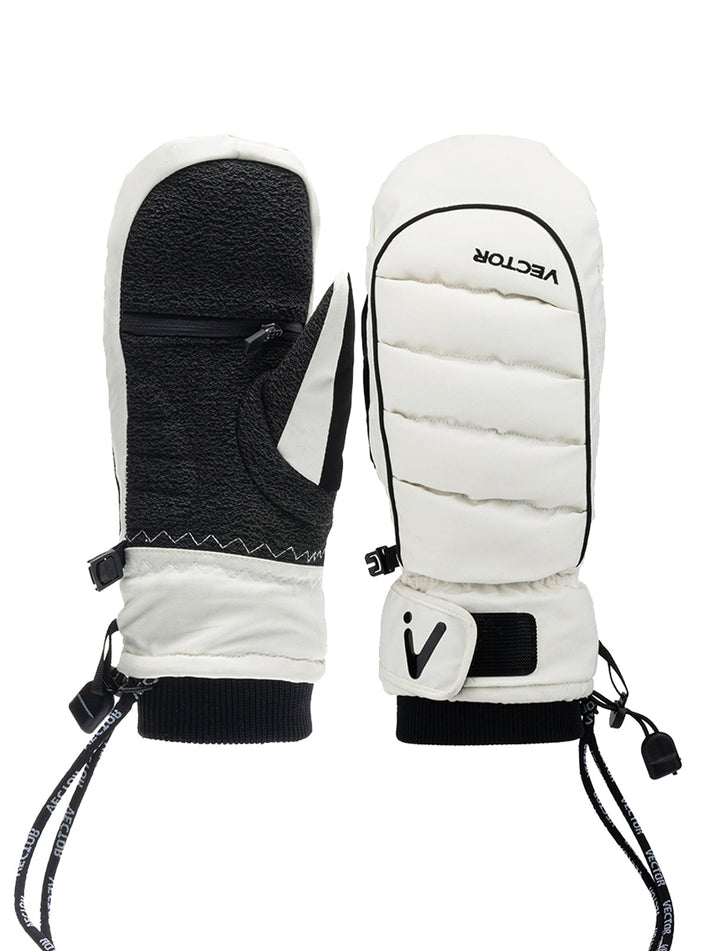 Vector Glide Kevlar 3-in-1 Snowboard & Ski Mittens With Wrist Guard