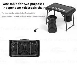 Black Dog 全黑露营折叠桌椅