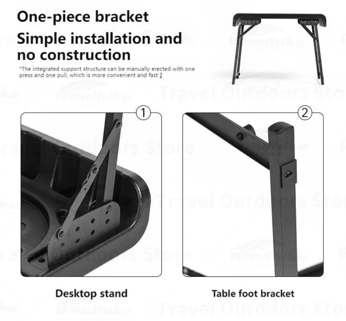 Black Dog 全黑露营折叠桌椅