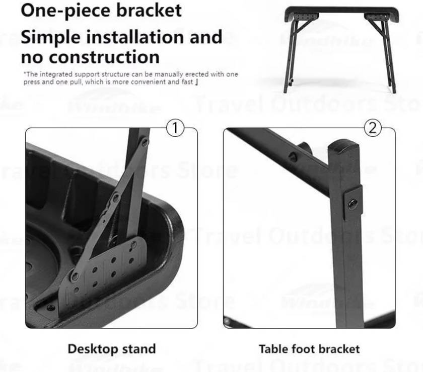 Black Dog 全黑露营折叠桌椅