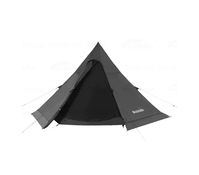 Black Dog Full Black Pyramid Tent - Main Image