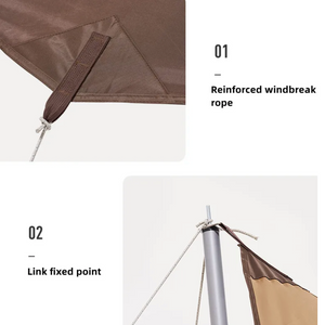 Mobi Garden Medium Firmament Oxford Cloth Tent with Silver Coated Tarp 440
