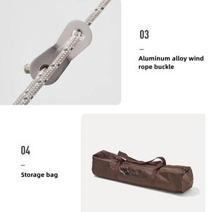 Mobi Garden Medium Firmament Oxford Cloth Tent with Silver Coated Tarp 440