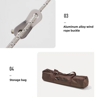 Mobi Garden Medium Firmament Oxford Cloth Tent with Silver Coated Tarp 440