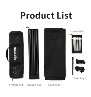 Black Dog Full Black Tarp for Outdoor Use Durable and Weather-Resistant Cover