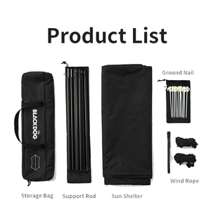 Black Dog Full Black Tarp for Outdoor Use Durable and Weather-Resistant Cover