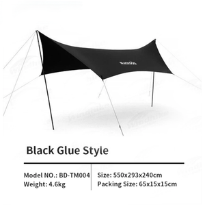 Black Dog Full Black Tarp for Outdoor Use Durable and Weather-Resistant Cover