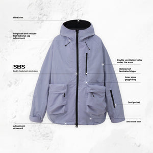 Pomt Metallic Snow Jacket