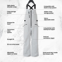POMT Future X 2L Snow Bibs – Unisex
