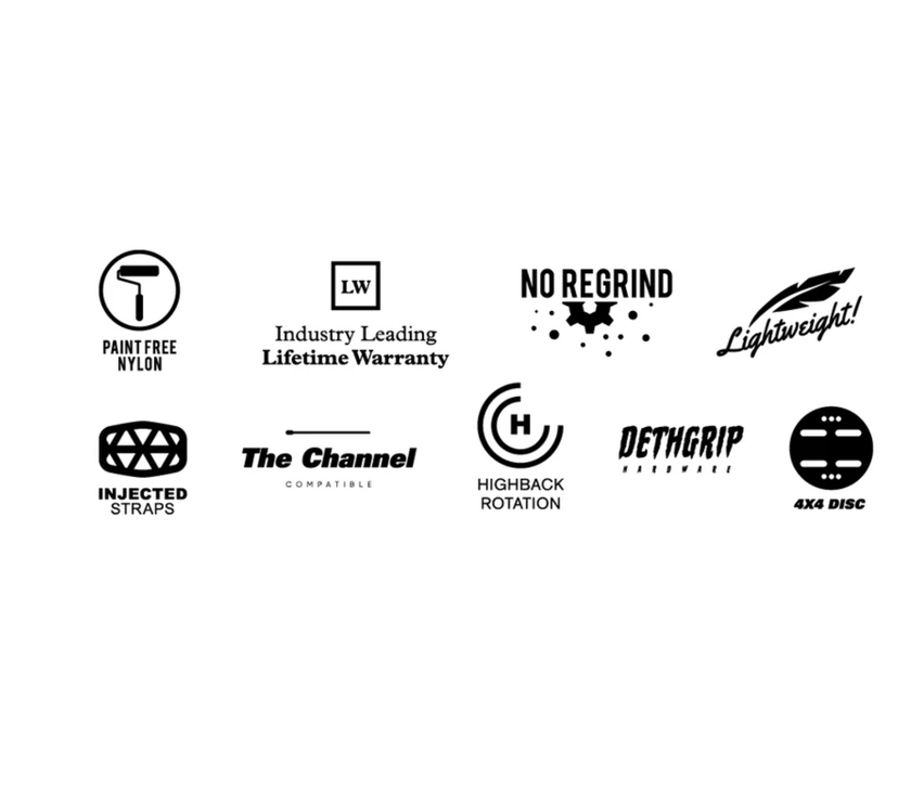 Fix Nation Men's Park Snowboard Bindings