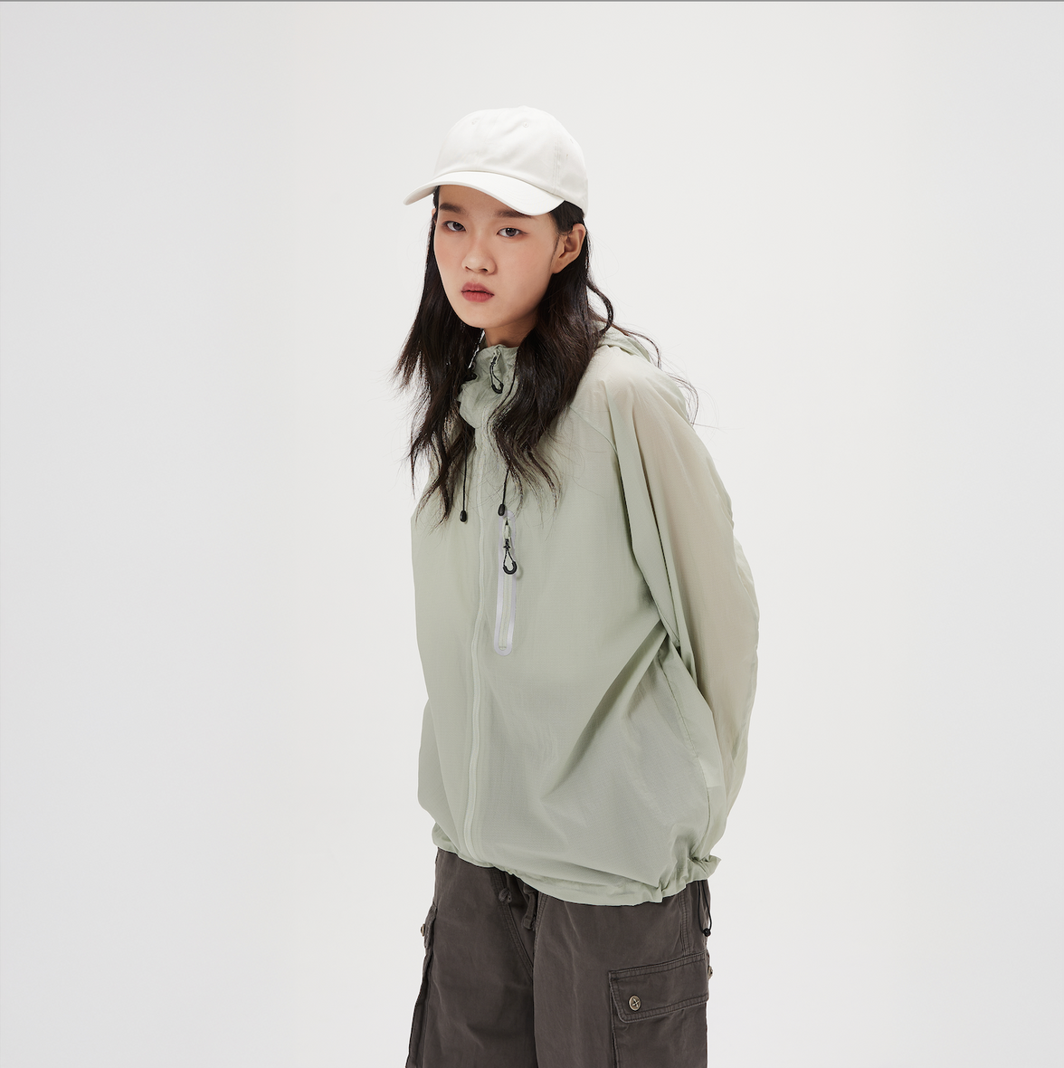 Veste de protection solaire Capelin Crew F01 UPF40 - Vert