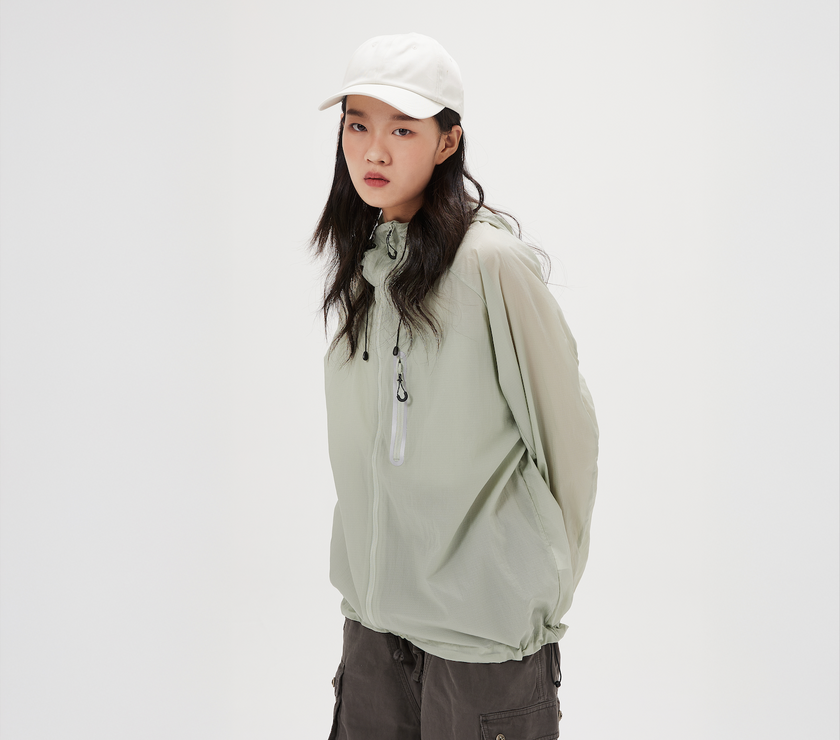 Veste de protection solaire Capelin Crew F01 UPF40 - Vert