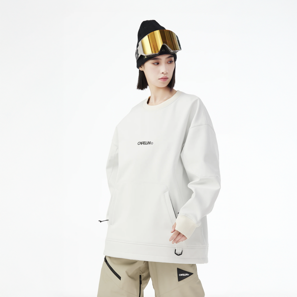 Capelin Crew Flow Hoodie White