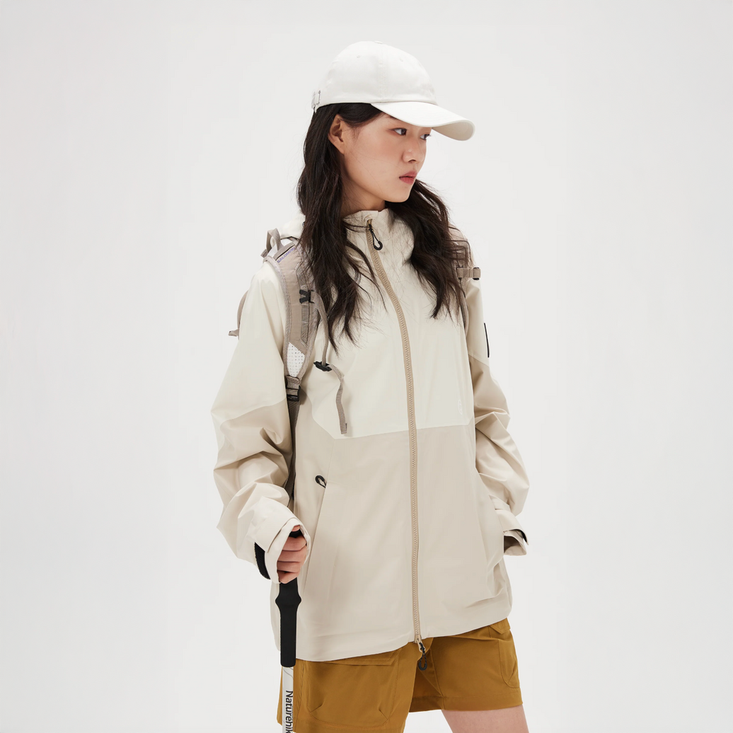 Capelin Crew Sparkle Ultra-Light Waterproof 2L Windbreaker - Beige