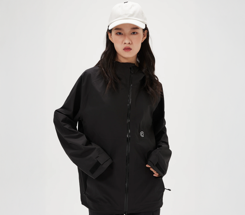 Capelin Crew Sparkle Ultra-Light Waterproof 2L Windbreaker - Black