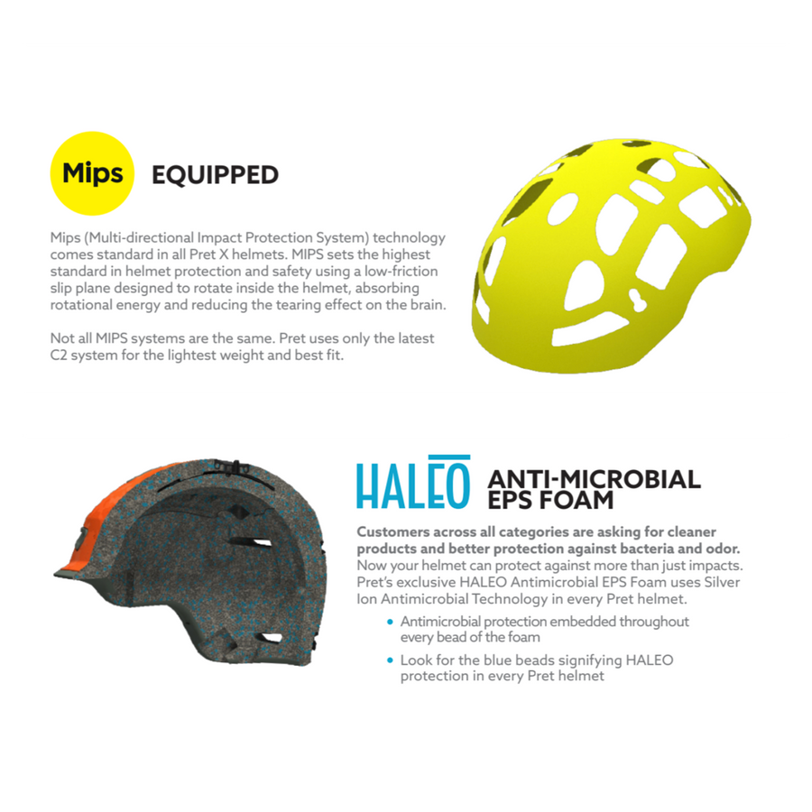 Pret Corona X Platinum Extra Light Helmet