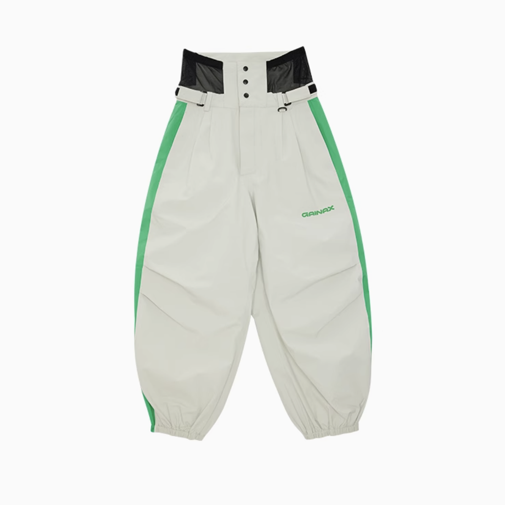 Gainax Snow Pants White&Green