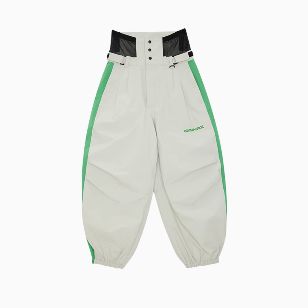Pantalon de neige GAINAX Blanc&amp;Vert