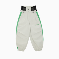 Pantalon de neige GAINAX Blanc&amp;Vert