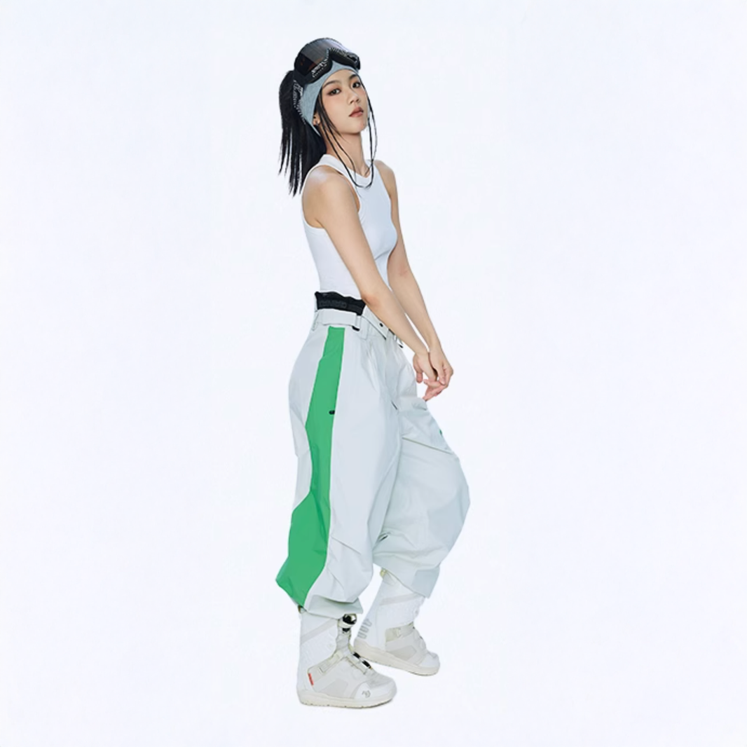 Gainax Snow Pants White&Green