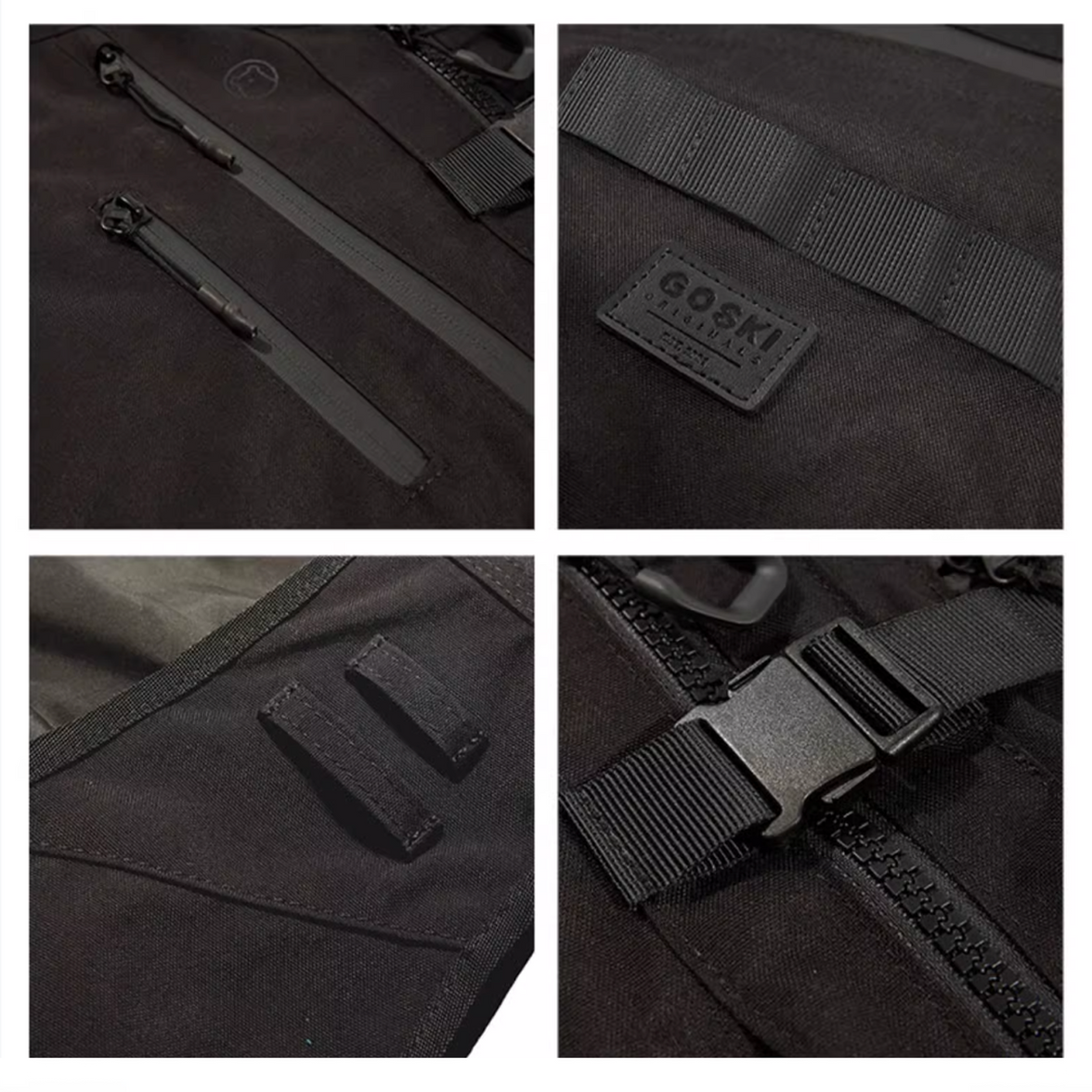 GOSKI ALT Gilet Marin noir