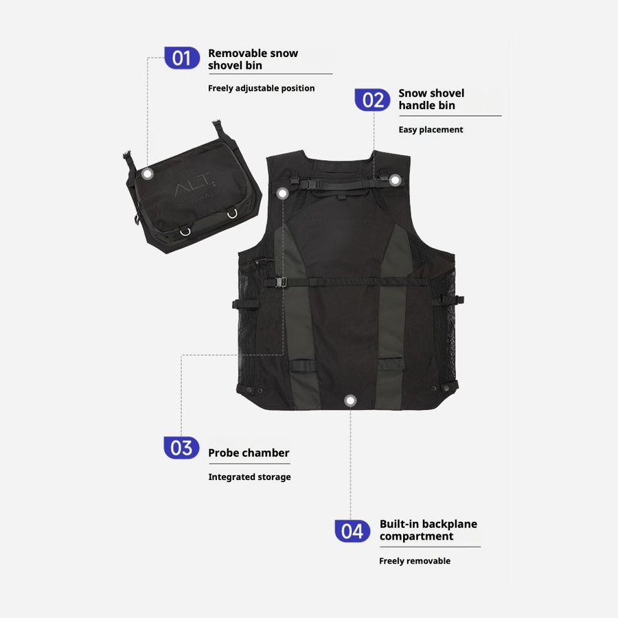 Goski Alt Sailor Waistcoat Black