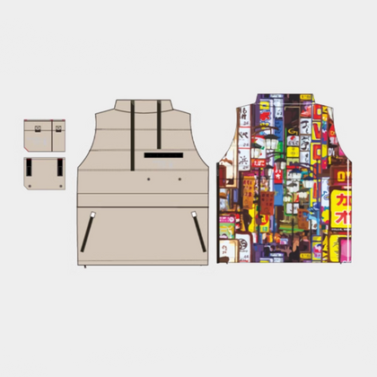 Goski Cotton Vest Khaki