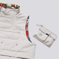 GOSKI Gilet en Coton Noir