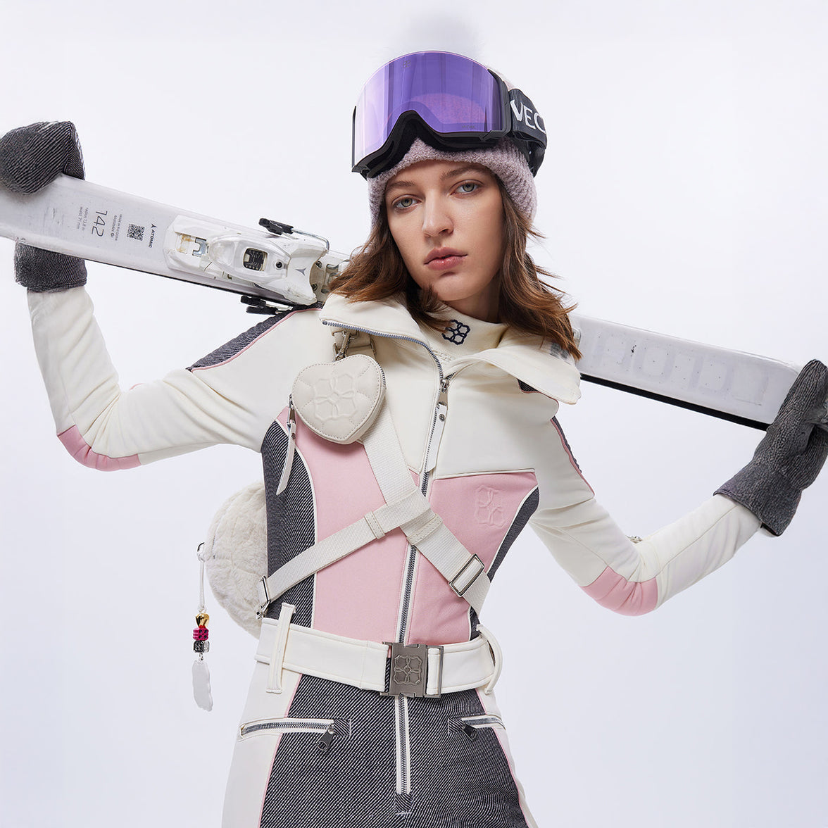 Vecvec Muse Pink Ski Suit