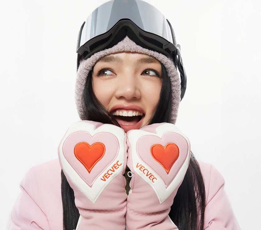 Vecvec Cupid 3-In-1 Mittens Pink