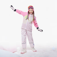 Vector Peach Pink Kids' Patch Darn Fleece Jacket